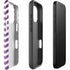 Purple Chevron iPhone 16 Pro Impact Case